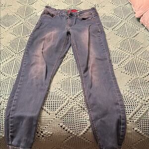 Guess Blue Skinny Jeans with Distressed Details - size 27